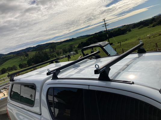 Roof Racks Ford Ranger Gen2 / Track Mounted Rhinorack Heavy Duty