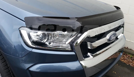 Ford Ranger Double Cab PX2 Bonnet Guard - Dark Tint