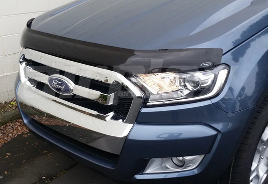 Ford Ranger Double Cab PX2 Bonnet Guard - Dark Tint