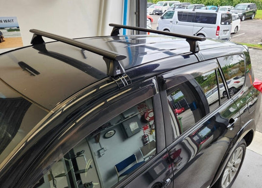 Toyota Vanguard - CRUZ Roof Racks Aero Bars clamp on type