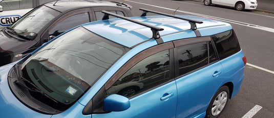 CRUZ Airo Silver Roof Racks - Nissan Wingroad NV150 - 2006 - 2018