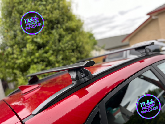 Audi A3 Sportsback with rails - Cruz racks