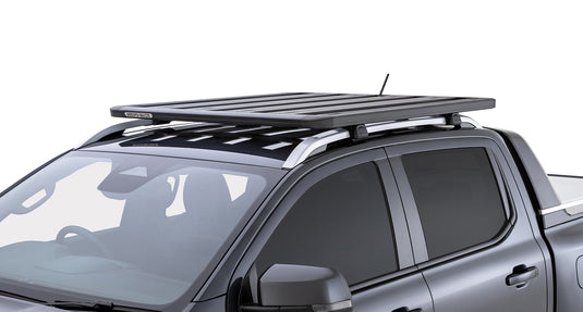 With roof railings Rhinorack Platform tray / clamp on mount