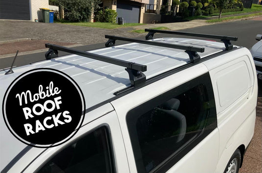 Hyundai H1 iload Van - CRUZ track kit / 2 Square bars