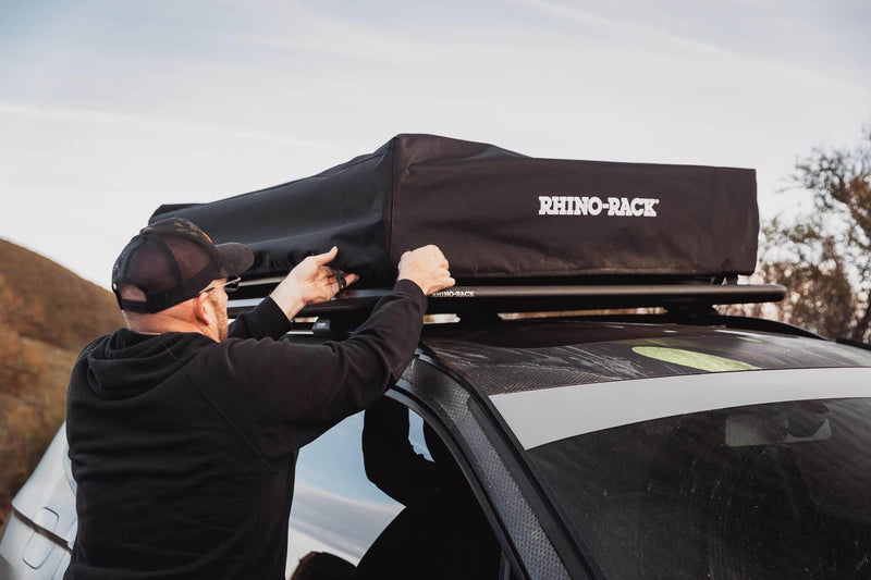 rhino rack pioneer roof top tent Rhino-Rack Softshell Roof Top Tent – mobile roof racks