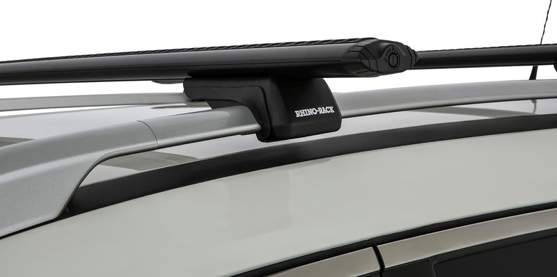 Load image into Gallery viewer, Nissan Xtrail 2014+ with railings Rhinorack Roof racks

