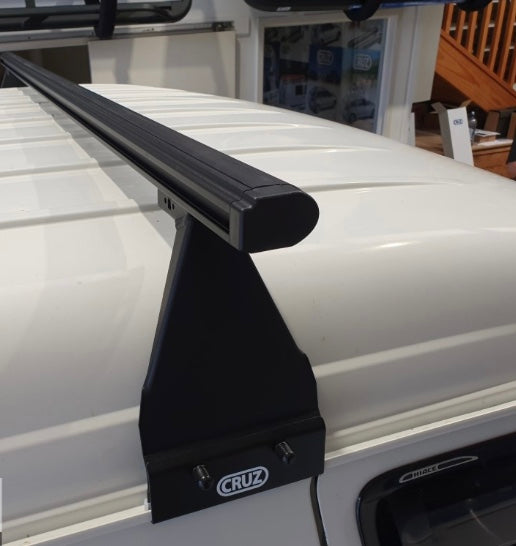 220mm High Roof Van trade racks - CRUZ 3 bar commercial kit