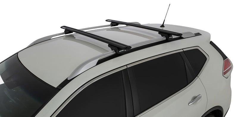 Load image into Gallery viewer, Nissan Xtrail 2014+ with railings Rhinorack Roof racks
