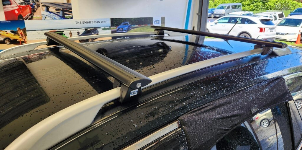 Vehicle with raised rails - CRUZ Roof racks – mobile roof racks