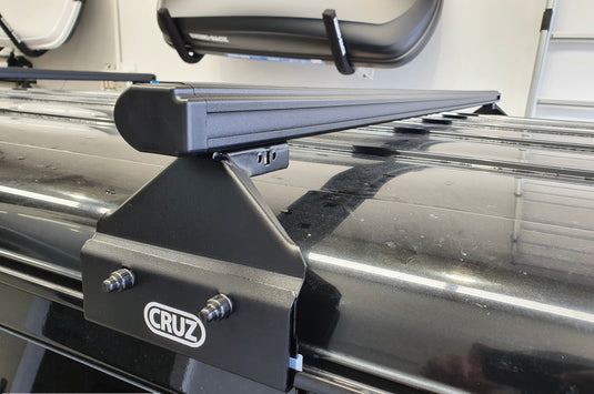 Low Roof Van trade racks - CRUZ 2 bar commercial kit