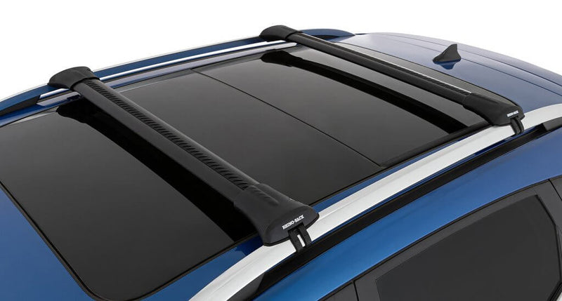 Load image into Gallery viewer, Volvo XC90 with roof rails - Rhinorack Roof Racks Vortex
