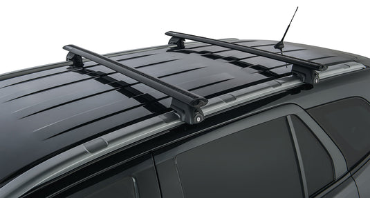 Ford Everest with roof rails - Rhino Roof Racks - Vortex SX