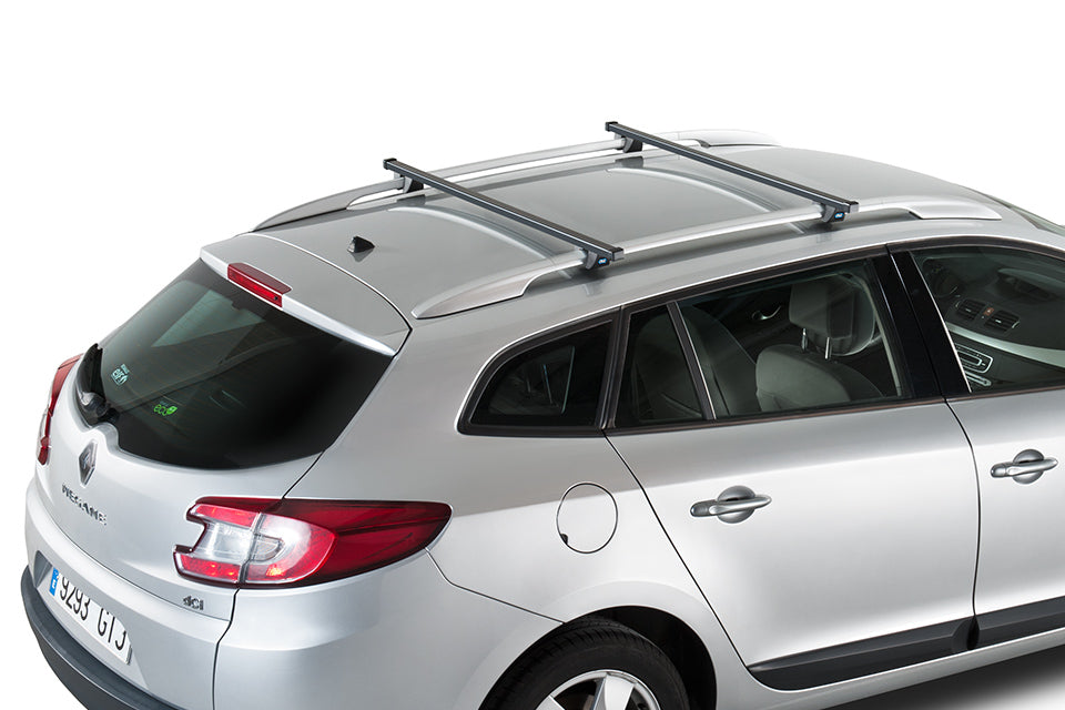 Vehicle with raised roof railings - Cruz Roofracks kit – mobile roof racks