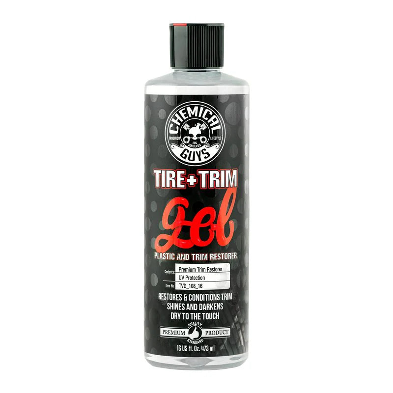 Load image into Gallery viewer, Chemical Guys Gel Black Forever Trim &amp; Tyre 473ml
