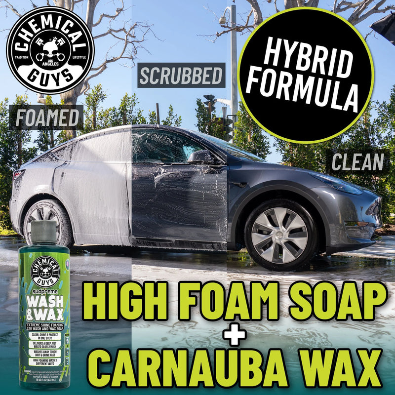 Load image into Gallery viewer, Chemical Guys Sudpreme Wash and Wax Extreme Shine Foaming Car Wash 473ml
