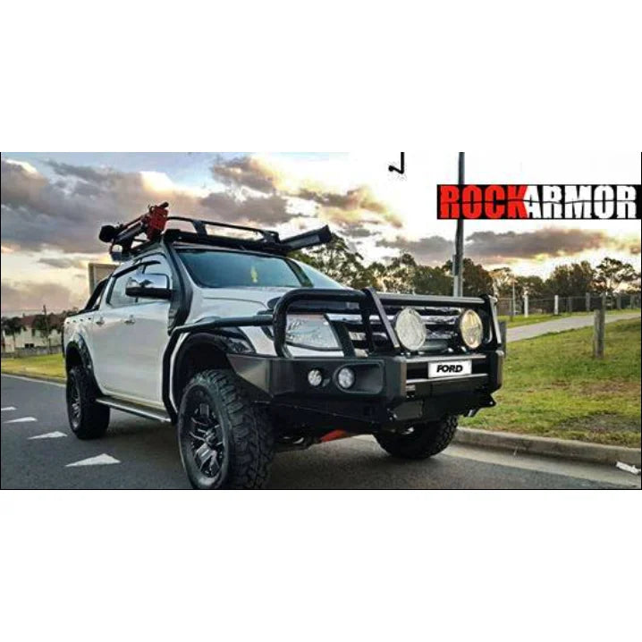 Load image into Gallery viewer, White Ford pickup truck with Rockarmor Brushbar to suit Ford Ranger 2005-2020
