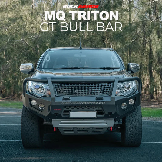 Rockarmor Gt Hoop Bullbar Combo Pack - Mitsubishi Mq Triton - Winch Bar Combo