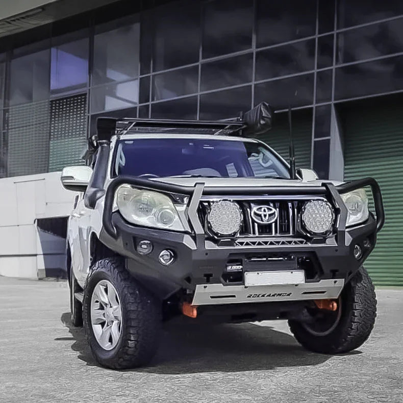 Load image into Gallery viewer, Rockarmor Gt Hoop Bullbar Combo Pack - Toyota Prado 150 2009-2015 - Winch Bar Combo
