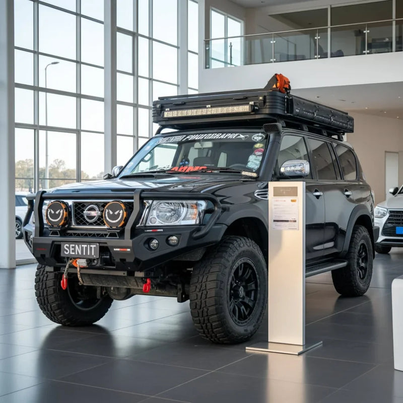 Load image into Gallery viewer, Rockarmor GT Hoop Nissan Patrol GU4 Bullbar
