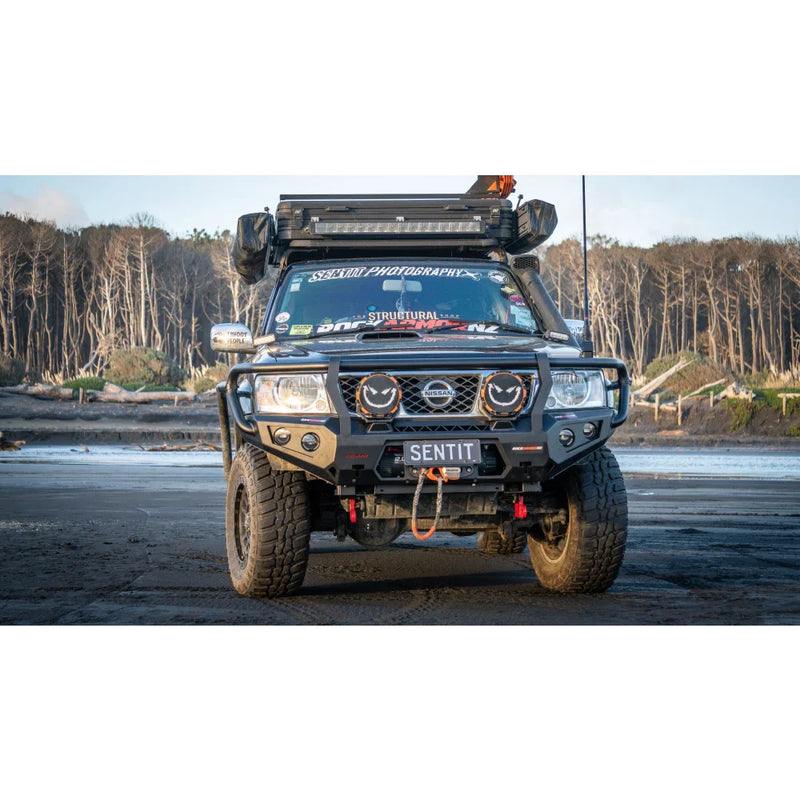 Load image into Gallery viewer, Rockarmor GT Hoop Nissan Patrol GU4 Bullbar
