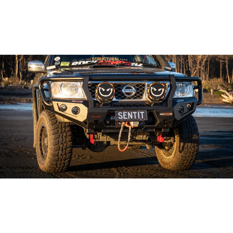 Load image into Gallery viewer, Rockarmor GT Hoop Nissan Patrol GU4 Bullbar Combo
