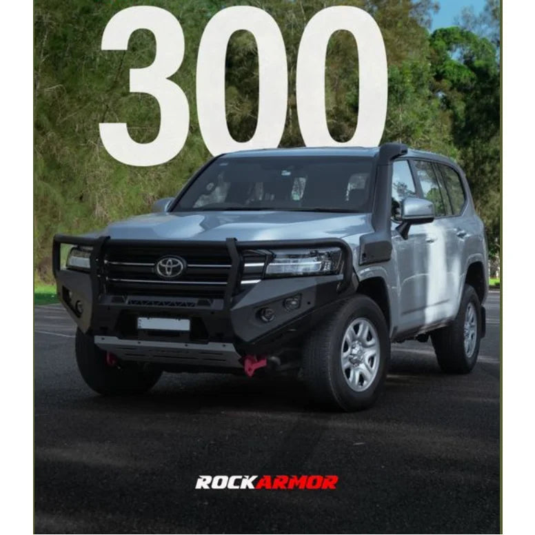 Load image into Gallery viewer, Rockarmor Gt Hoop Steel Bullbar Combo Pack - Toyota 300 2021 + - Winch Bar Combo
