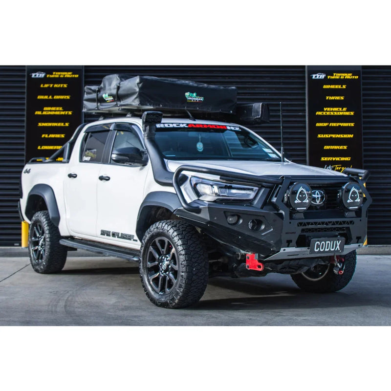 Load image into Gallery viewer, Rockarmor Gt Hoop Steel Bullbar - Toyota Hilux 2022 + Widebody - Winch Bar
