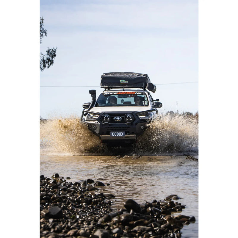 Load image into Gallery viewer, Rockarmor Gt Hoop Steel Bullbar - Toyota Hilux 2022 + Widebody - Winch Bar
