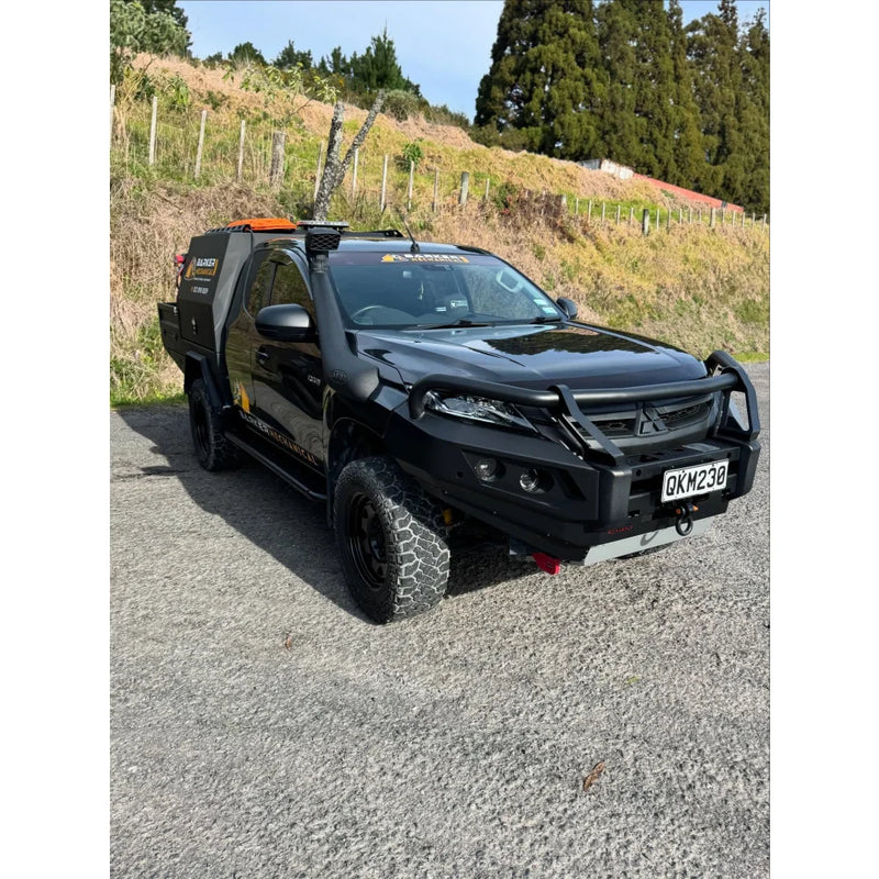 Load image into Gallery viewer, Rockarmor Gt Steel Hoop Bullbar - Mitsubishi Mr Triton (Full Bar Replacement) - Winch Bar
