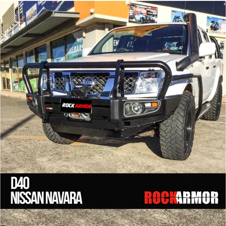 Load image into Gallery viewer, Rockarmor Premium Bullbar Frontal Combo To Suit Nissan D40 &amp; Pathfinder R51 2005-2015 - Winch Bar Combo
