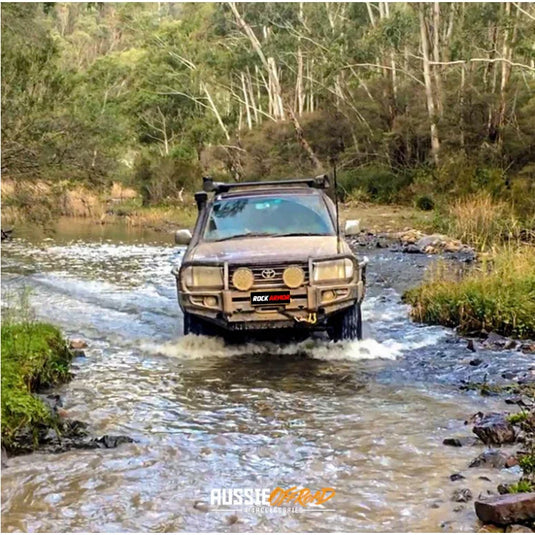 Rockarmor Premium Bullbar Frontal Combo To Suit Toyota Landcruiser Fj105 1998-2002 (Live Axle)(Full Bar Replacement)