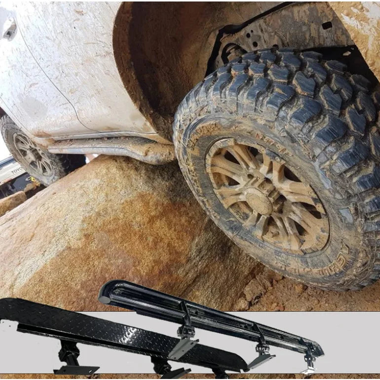 Load image into Gallery viewer, Rockarmor Rock Sliders / Side Steps To Suit Prado 150 2009-2024 - Side Steps
