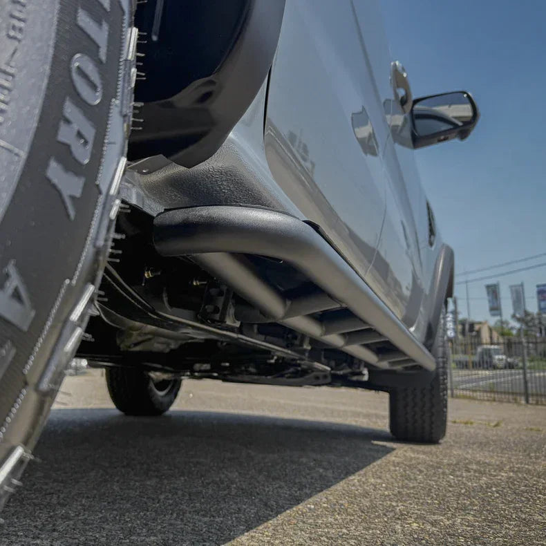 Load image into Gallery viewer, Rockarmor Steel Rockslider Side Steps To Suit Ford Ranger NEXTGEN 22 + - Side Steps
