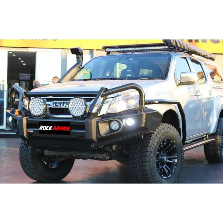Load image into Gallery viewer, Rockarmor Steel Rockslider Side Steps To Suit Holden Colorado 2012 - Early 2020 Models - Side Steps
