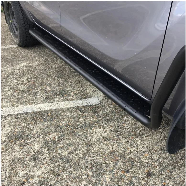 Load image into Gallery viewer, Rockarmor Steel Rockslider Side Steps To Suit Mazda Bt50 Dual Cab/Extra Cab 2012-2020 - Side Steps
