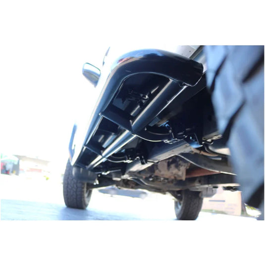 Steel checker plate truck undercarriage with side steps for Mitsubishi Triton ML/MN 2006+