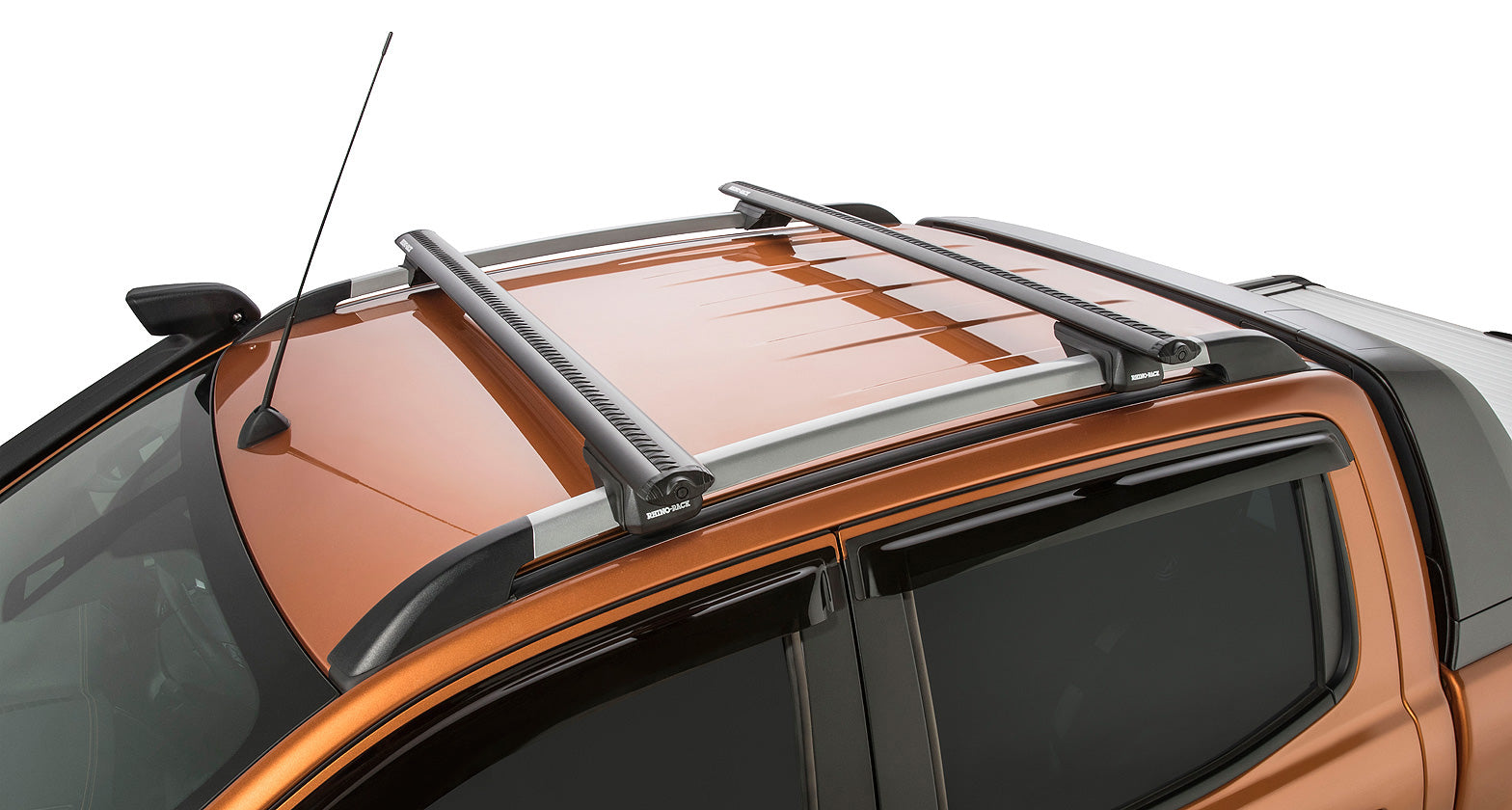 Ford Ranger PX series with roof rails - Rhino Roof Racks - Vortex SX ...