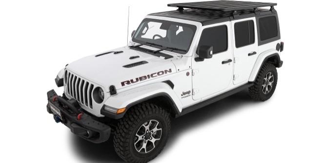 Load image into Gallery viewer, Jeep Wrangler JL - Rhino-Rack Pioneer Platform Roof Tray with leg mounts

