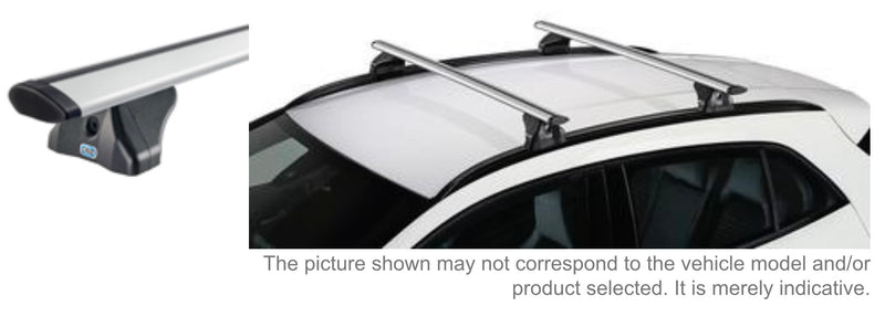 Load image into Gallery viewer, Mitsubishi Eclipse Cross - CRUZ Roof Racks Clamp on Aero Bars
